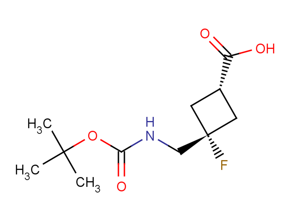 3-({[(tert-butoxy)carbonyl]amino}methyl)-3-fluorocyclobutane-1-carboxylic acid
