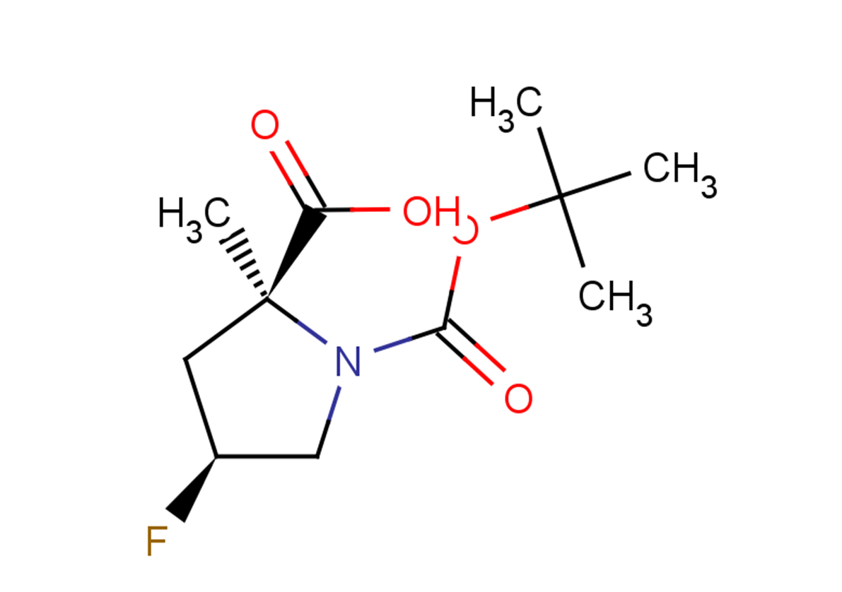(2S,4S)-1-[(tert-butoxy)carbonyl]-4-fluoro-2-methylpyrrolidine-2-carboxylic acid