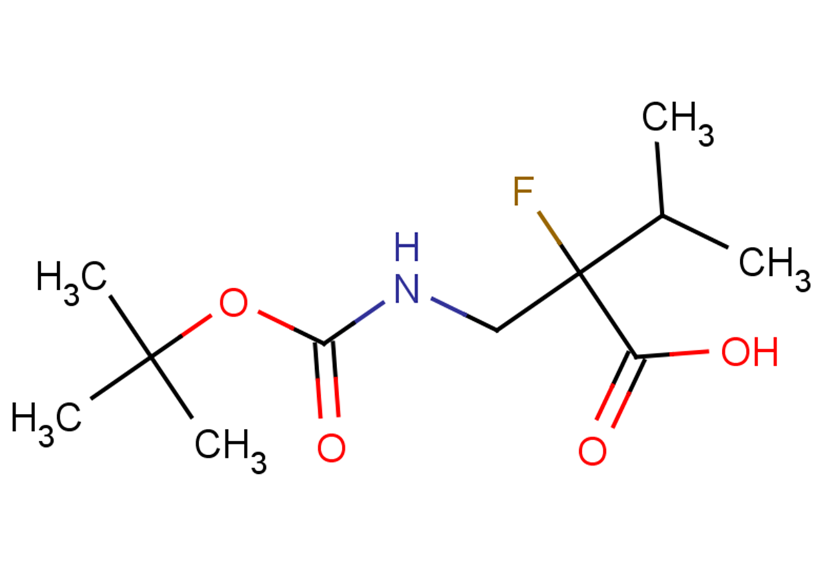 2-({[(tert-butoxy)carbonyl]amino}methyl)-2-fluoro-3-methylbutanoic acid