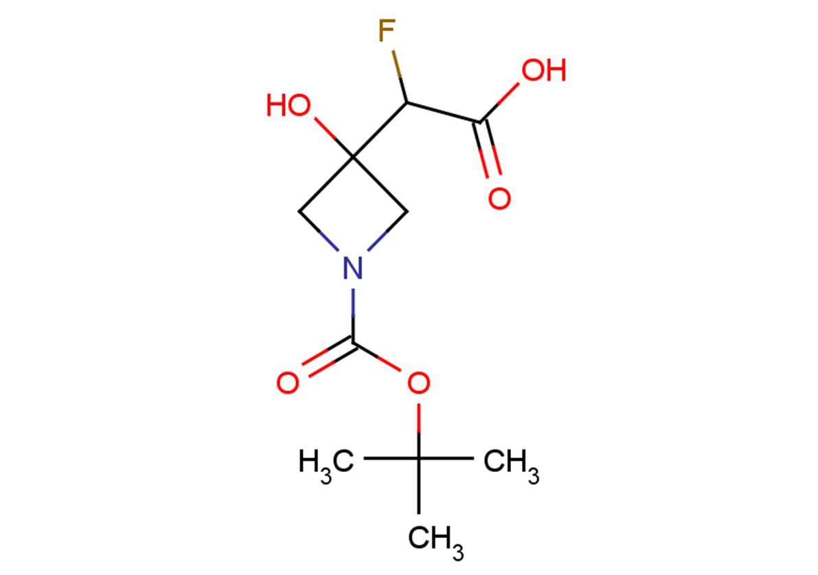 2-{1-[(tert-butoxy)carbonyl]-3-hydroxyazetidin-3-yl}-2-fluoroacetic acid