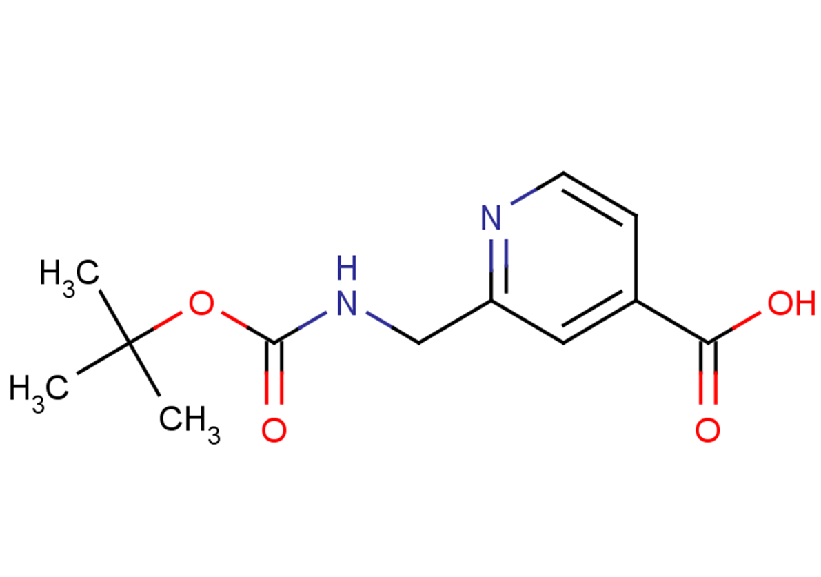 2-({[(tert-butoxy)carbonyl]amino}methyl)pyridine-4-carboxylic acid