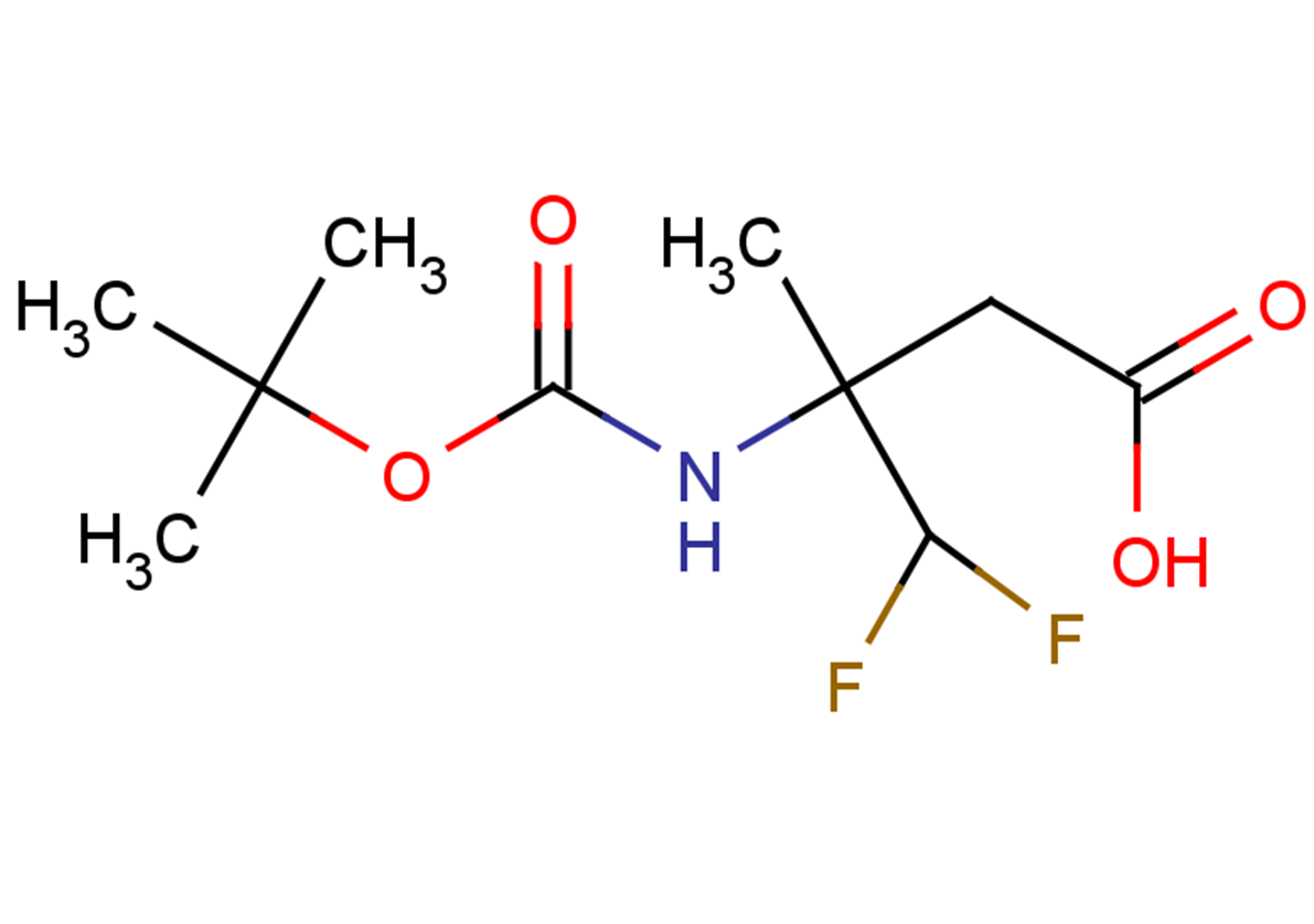 3-{[(tert-butoxy)carbonyl]amino}-4,4-difluoro-3-methylbutanoic acid