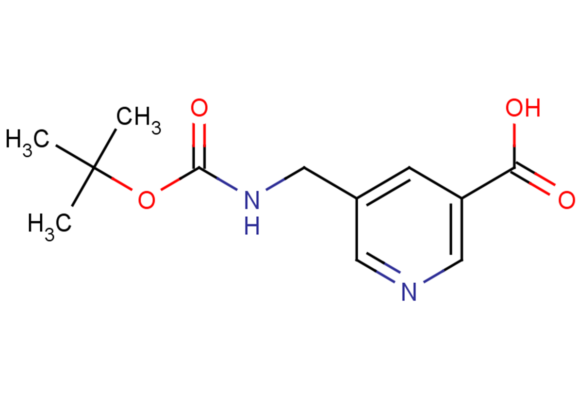 5-({[(tert-butoxy)carbonyl]amino}methyl)pyridine-3-carboxylic acid
