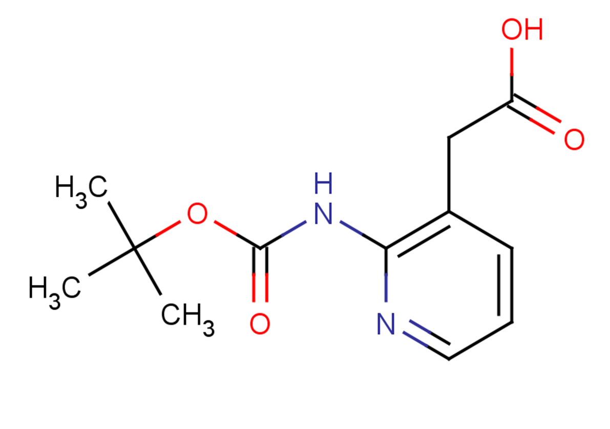 2-(2-{[(tert-butoxy)carbonyl]amino}pyridin-3-yl)acetic acid