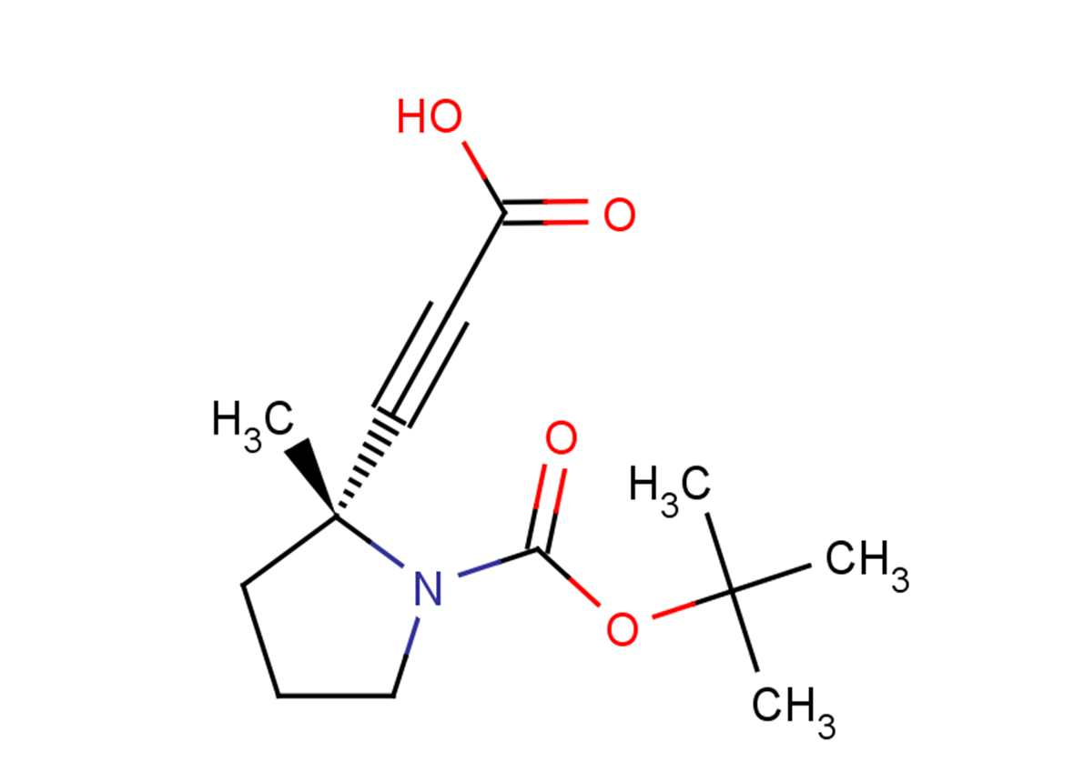 3-[(2R)-1-[(tert-butoxy)carbonyl]-2-methylpyrrolidin-2-yl]prop-2-ynoic acid