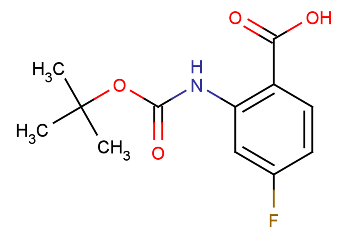 2-{[(tert-butoxy)carbonyl]amino}-4-fluorobenzoic acid