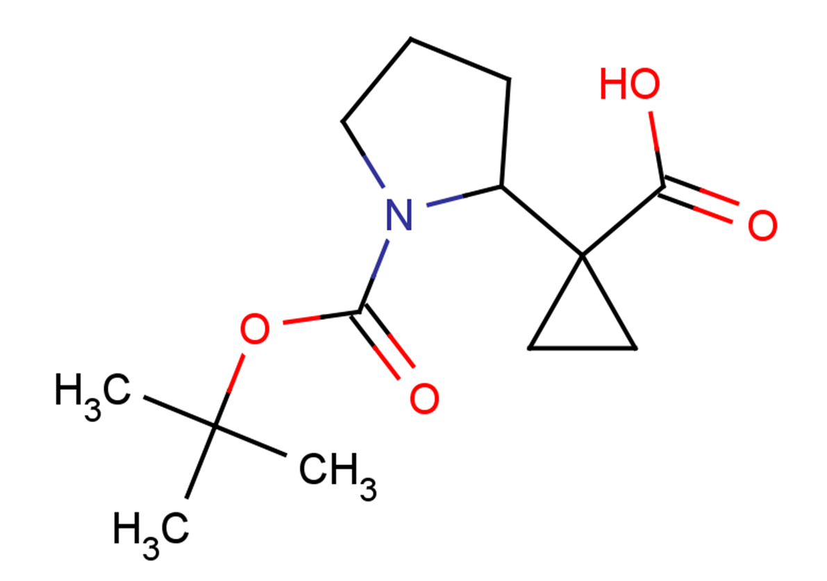 1-{1-[(tert-butoxy)carbonyl]pyrrolidin-2-yl}cyclopropane-1-carboxylic acid