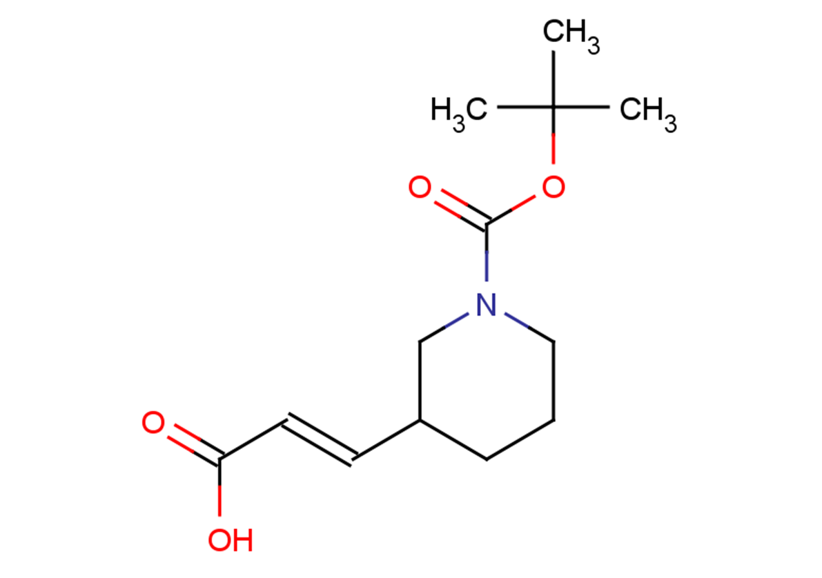 (2E)-3-{1-[(tert-butoxy)carbonyl]piperidin-3-yl}prop-2-enoic acid
