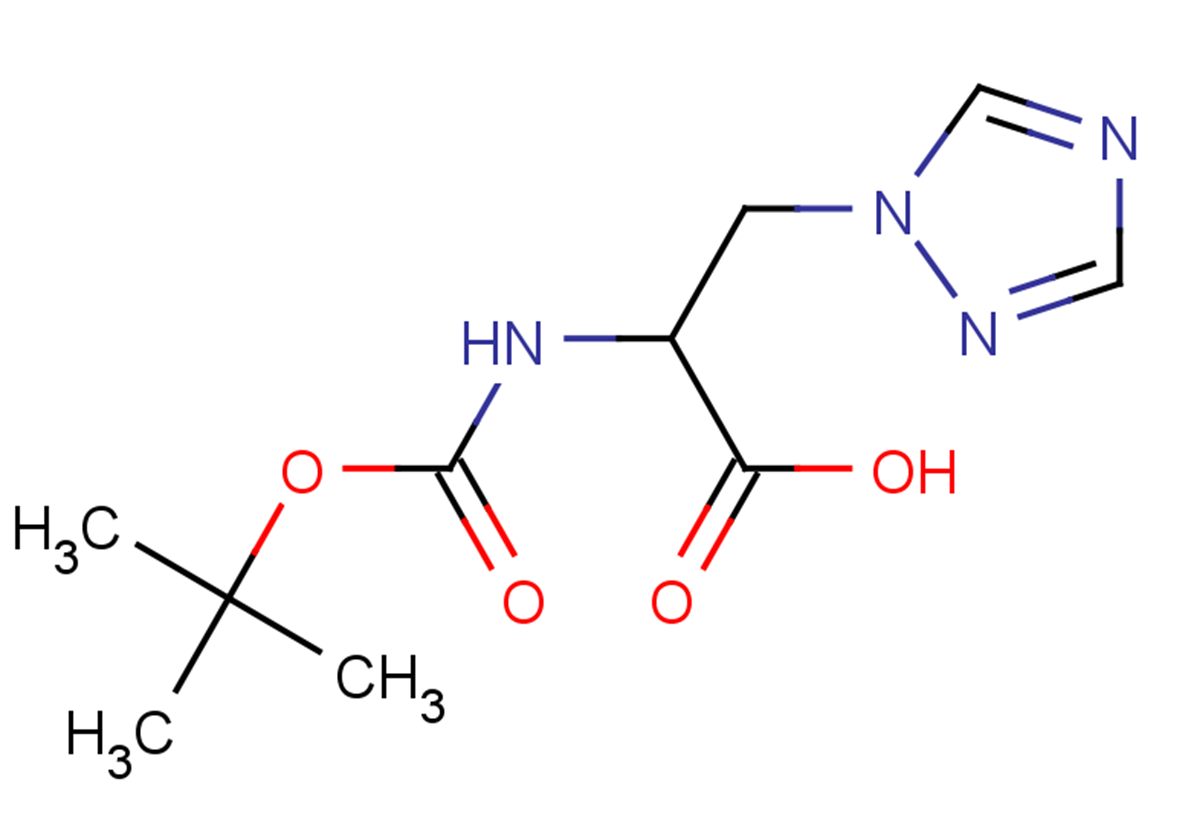 2-{[(tert-butoxy)carbonyl]amino}-3-(1H-1,2,4-triazol-1-yl)propanoic acid