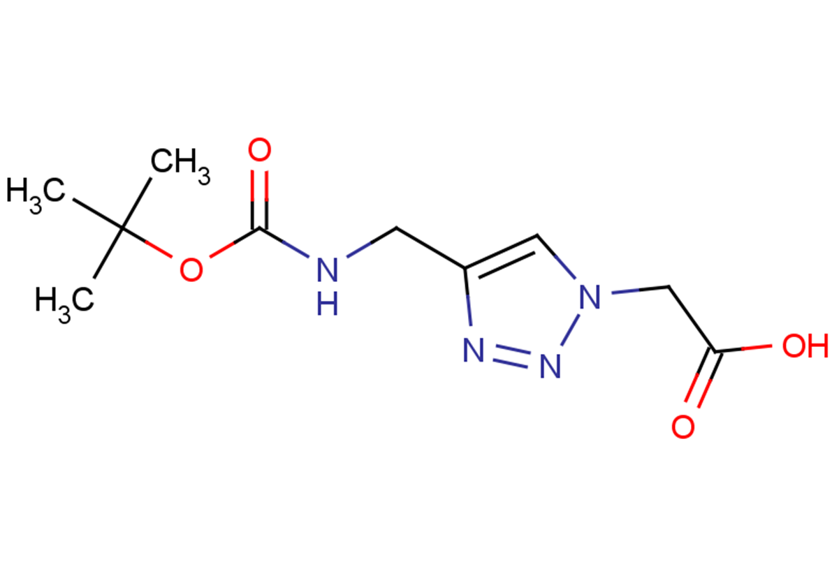 2-[4-({[(tert-butoxy)carbonyl]amino}methyl)-1H-1,2,3-triazol-1-yl]acetic acid