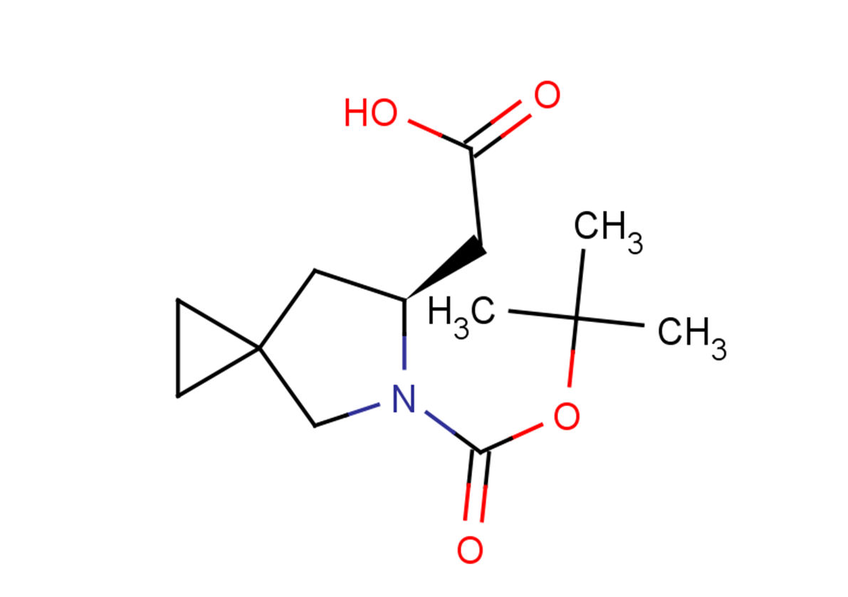 2-[(6S)-5-[(tert-butoxy)carbonyl]-5-azaspiro[2.4]heptan-6-yl]acetic acid