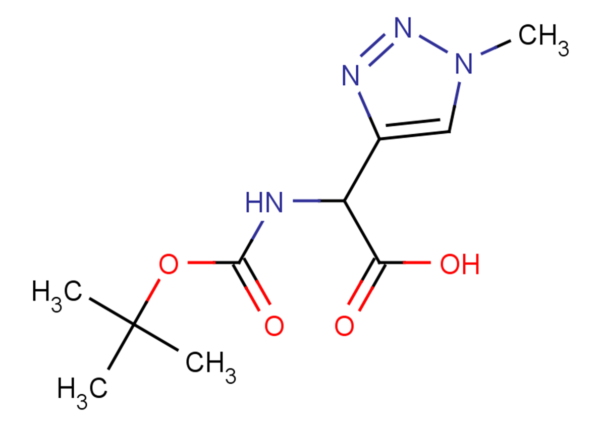 2-{[(tert-butoxy)carbonyl]amino}-2-(1-methyl-1H-1,2,3-triazol-4-yl)acetic acid