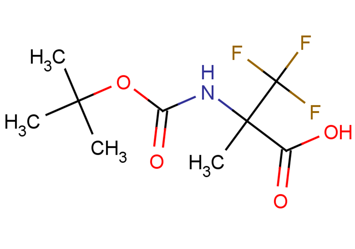 2-{[(tert-butoxy)carbonyl]amino}-3,3,3-trifluoro-2-methylpropanoic acid