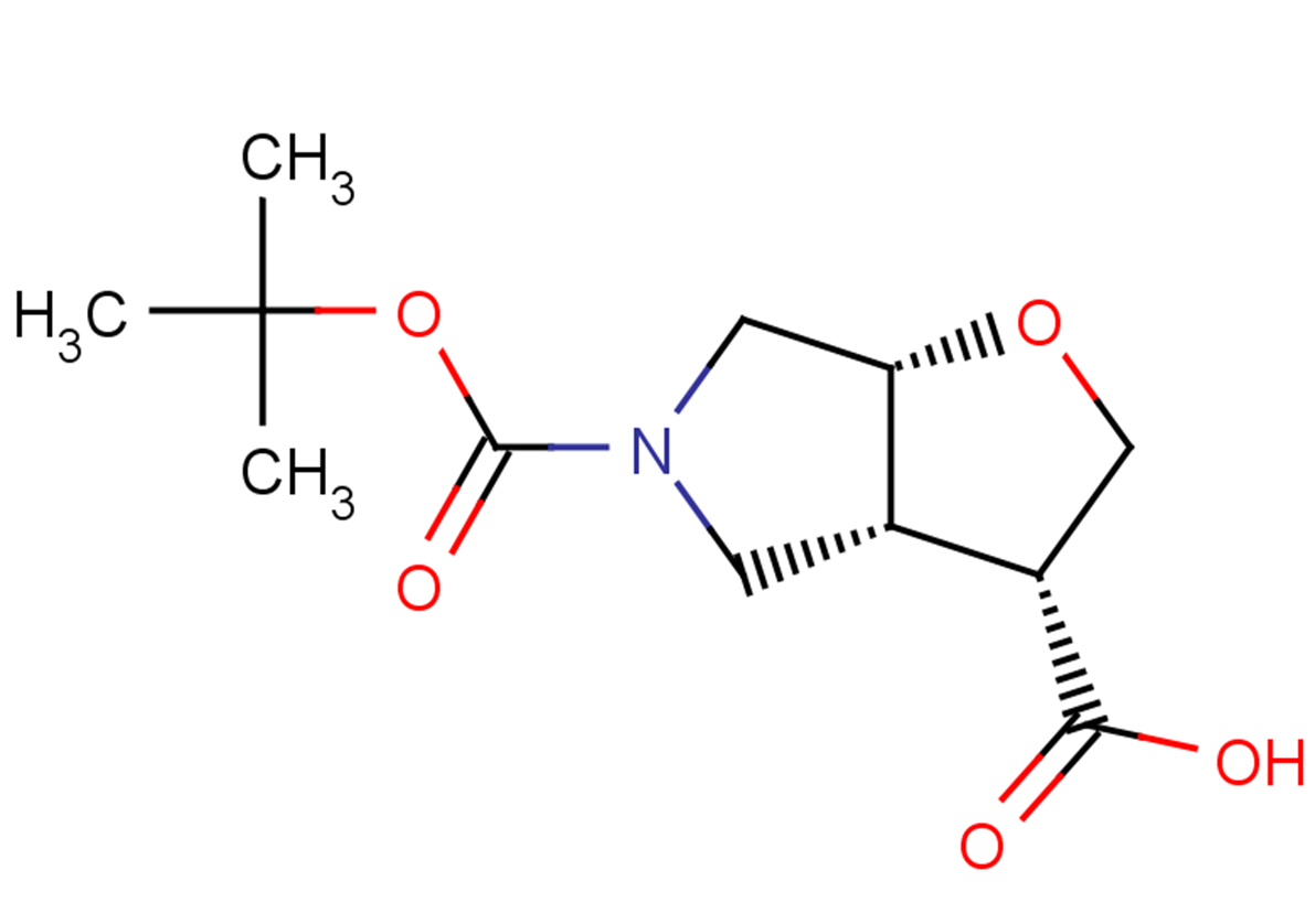 (3R,3aR,6aR)-5-[(tert-butoxy)carbonyl]-hexahydro-2H-furo[2,3-c]pyrrole-3-carboxylic acid