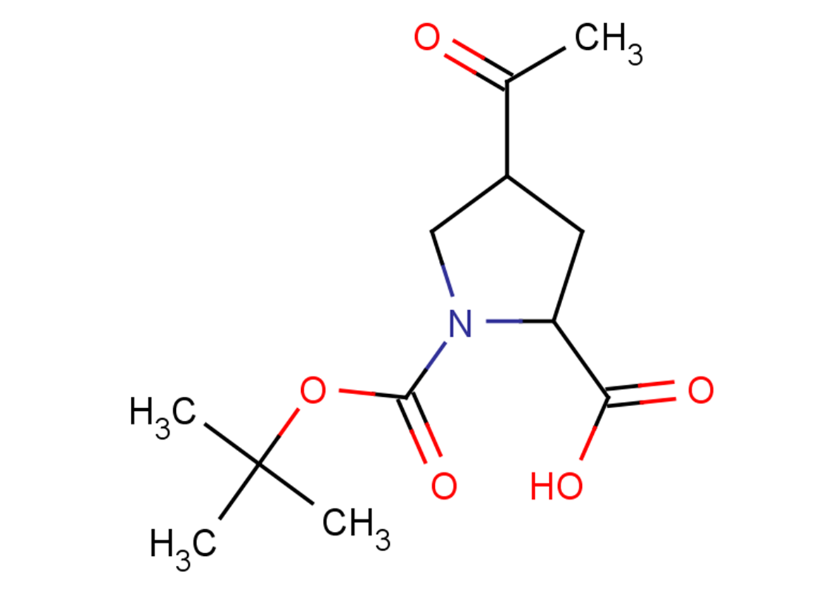 4-acetyl-1-[(tert-butoxy)carbonyl]pyrrolidine-2-carboxylic acid