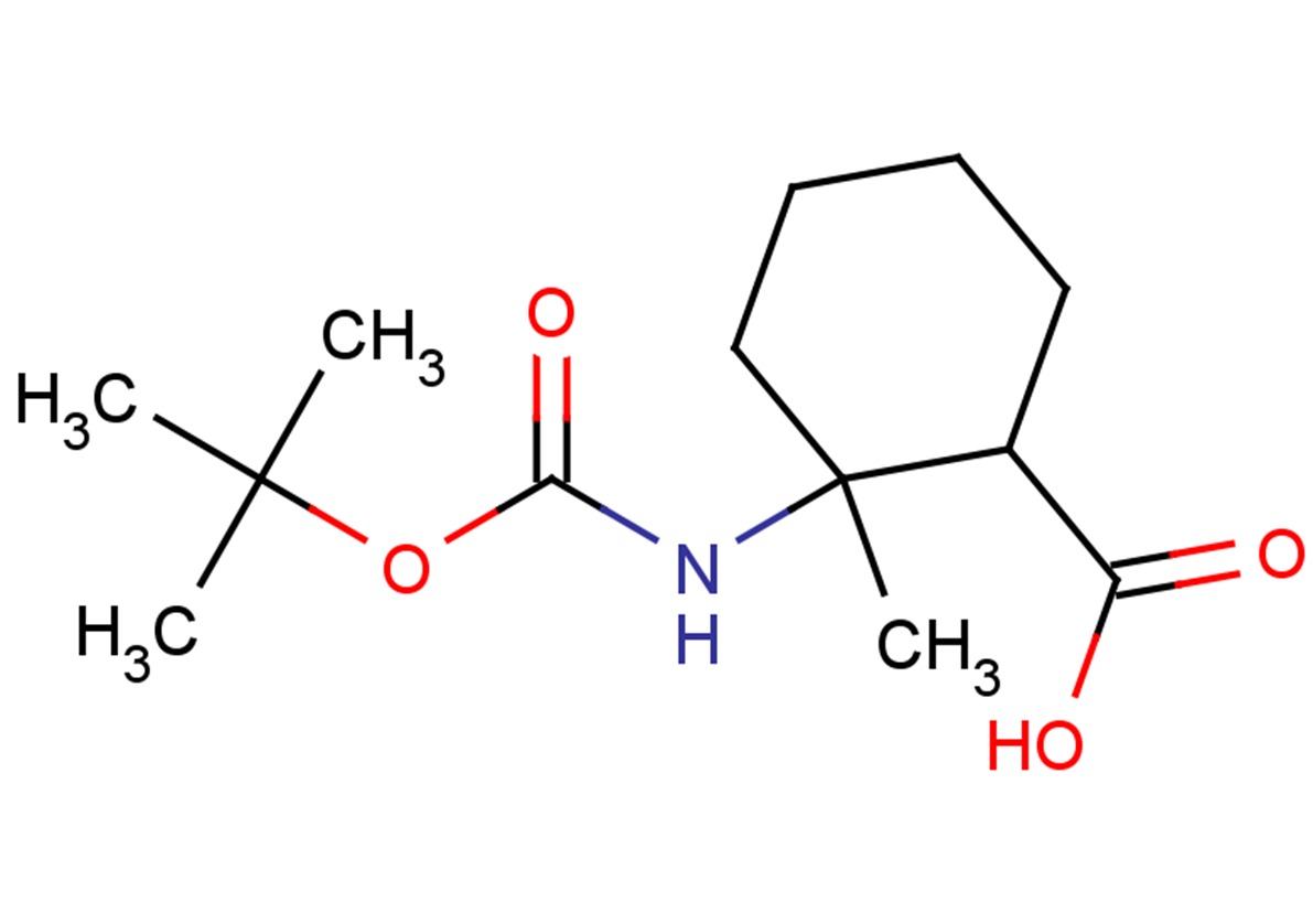 2-{[(tert-butoxy)carbonyl]amino}-2-methylcyclohexane-1-carboxylic acid