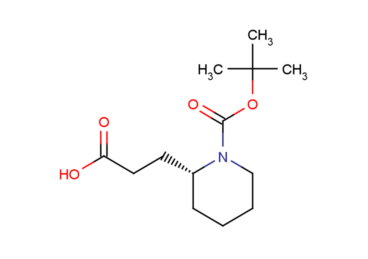 3-[(2R)-1-[(tert-butoxy)carbonyl]piperidin-2-yl]propanoic acid