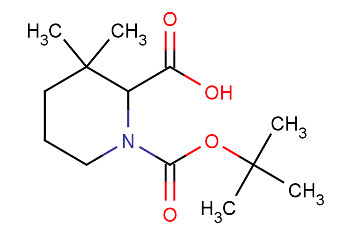 1-[(tert-butoxy)carbonyl]-3,3-dimethylpiperidine-2-carboxylic acid