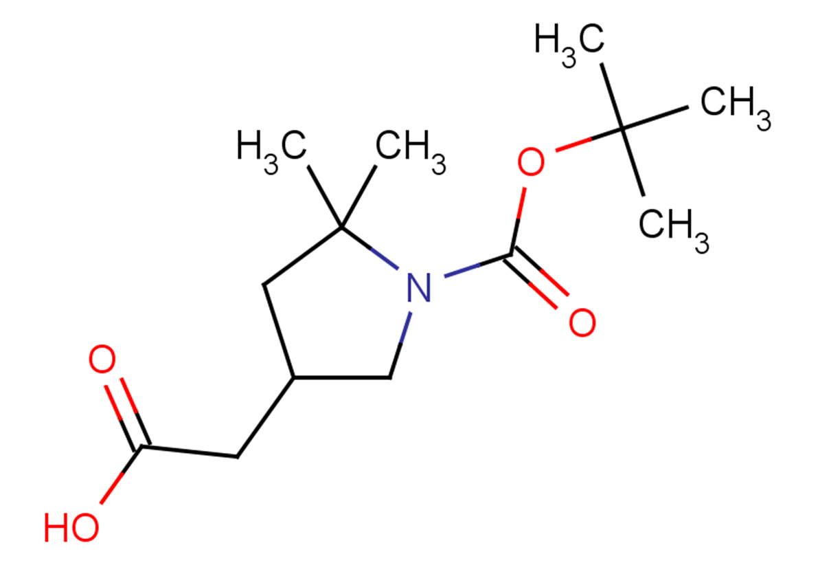 2-{1-[(tert-butoxy)carbonyl]-5,5-dimethylpyrrolidin-3-yl}acetic acid