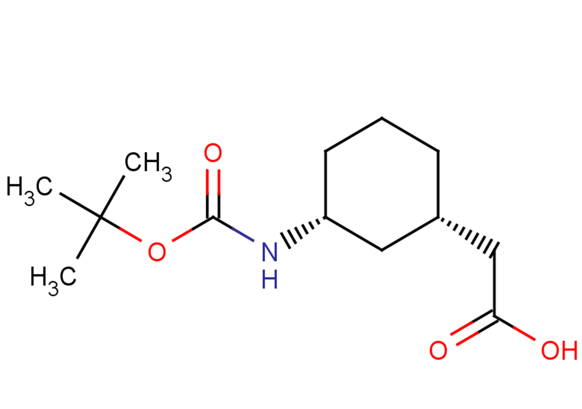 2-[(1S,3R)-3-{[(tert-butoxy)carbonyl]amino}cyclohexyl]acetic acid