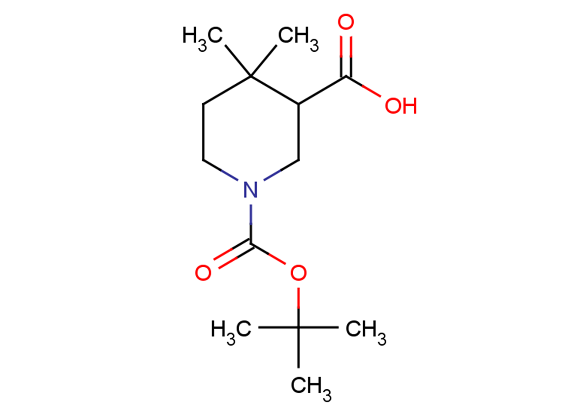 1-[(tert-butoxy)carbonyl]-4,4-dimethylpiperidine-3-carboxylic acid