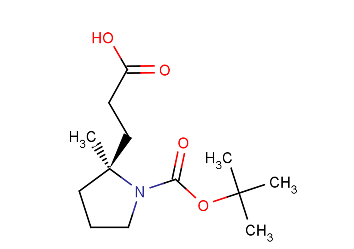 3-[(2S)-1-[(tert-butoxy)carbonyl]-2-methylpyrrolidin-2-yl]propanoic acid