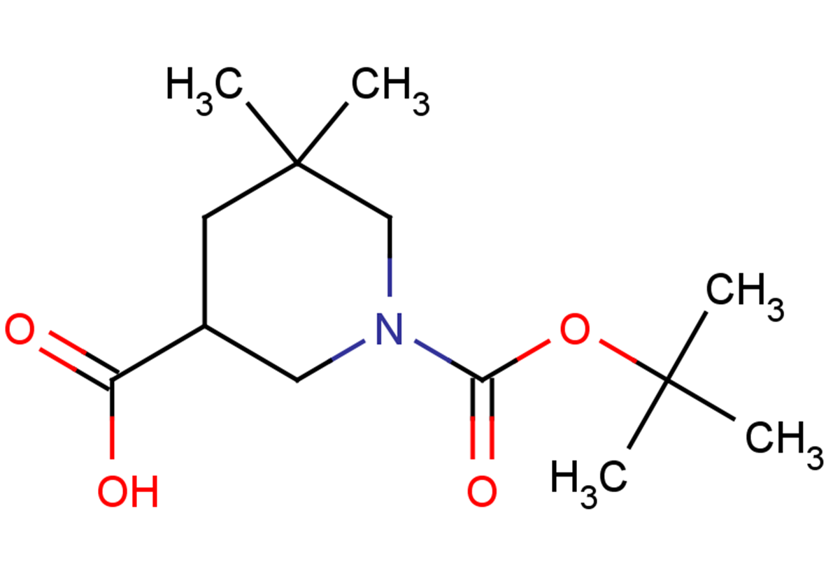 1-[(tert-butoxy)carbonyl]-5,5-dimethylpiperidine-3-carboxylic acid