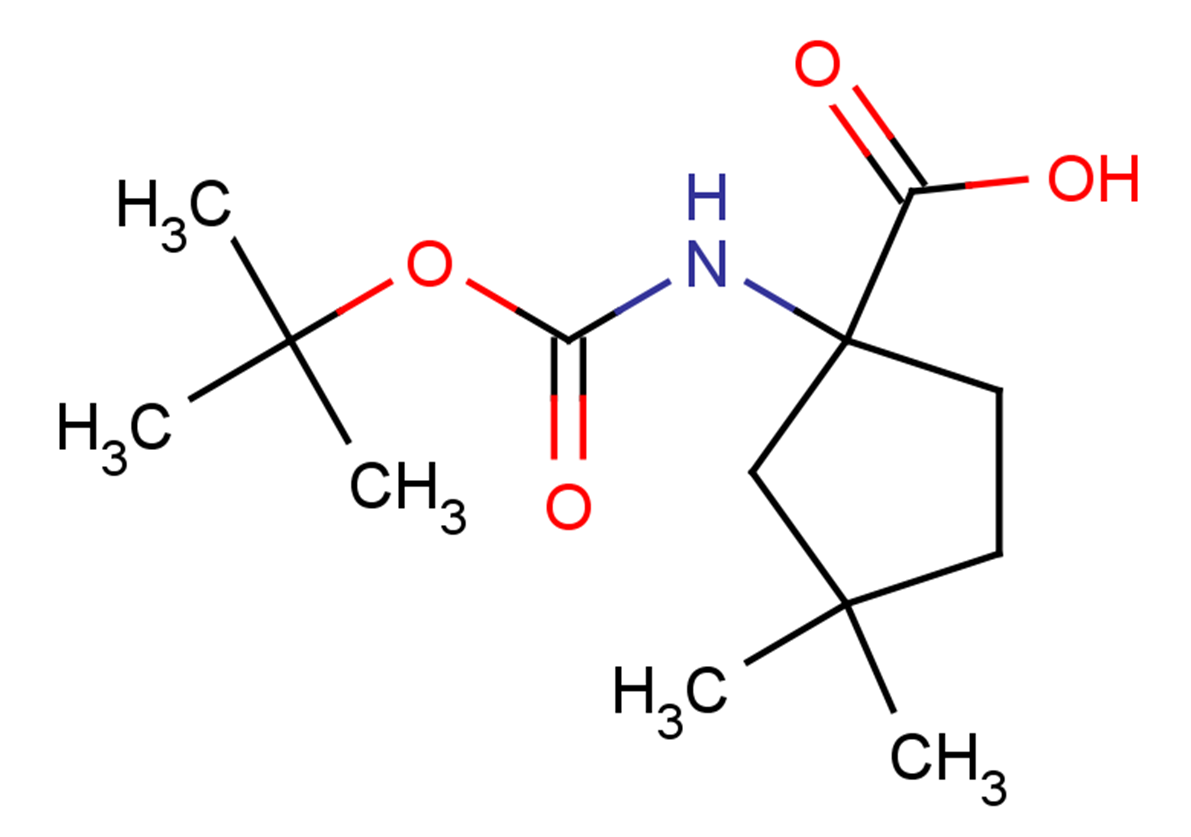 1-{[(tert-butoxy)carbonyl]amino}-3,3-dimethylcyclopentane-1-carboxylic acid