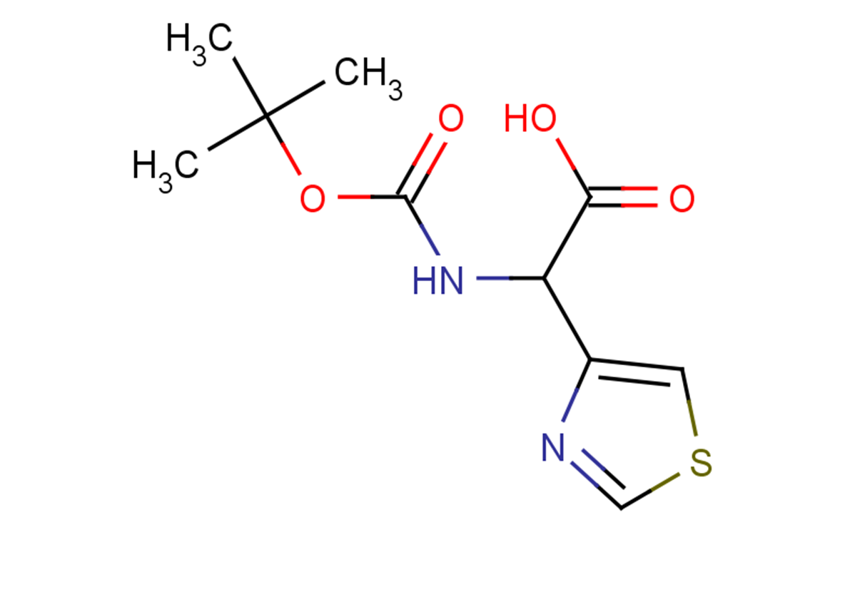 2-{[(tert-butoxy)carbonyl]amino}-2-(1,3-thiazol-4-yl)acetic acid