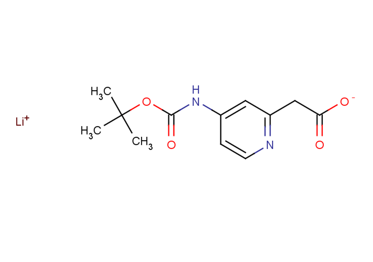 lithium(1+) ion 2-(4-{[(tert-butoxy)carbonyl]amino}pyridin-2-yl)acetate