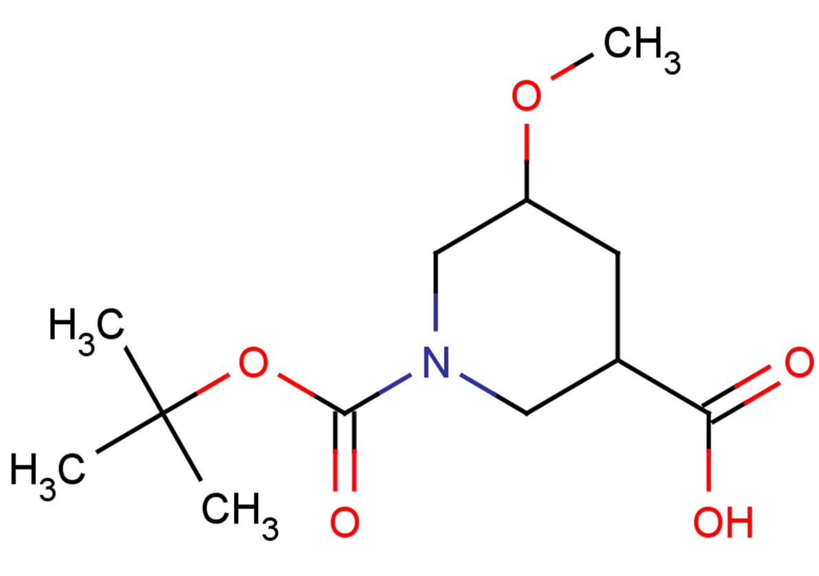 1-[(tert-butoxy)carbonyl]-5-methoxypiperidine-3-carboxylic acid