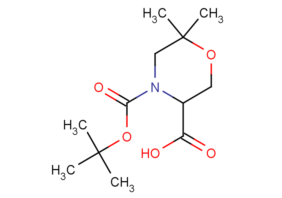 4-[(tert-butoxy)carbonyl]-6,6-dimethylmorpholine-3-carboxylic acid