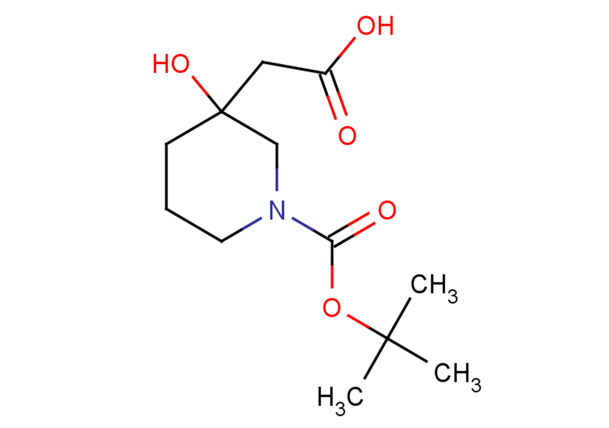 2-{1-[(tert-butoxy)carbonyl]-3-hydroxypiperidin-3-yl}acetic acid