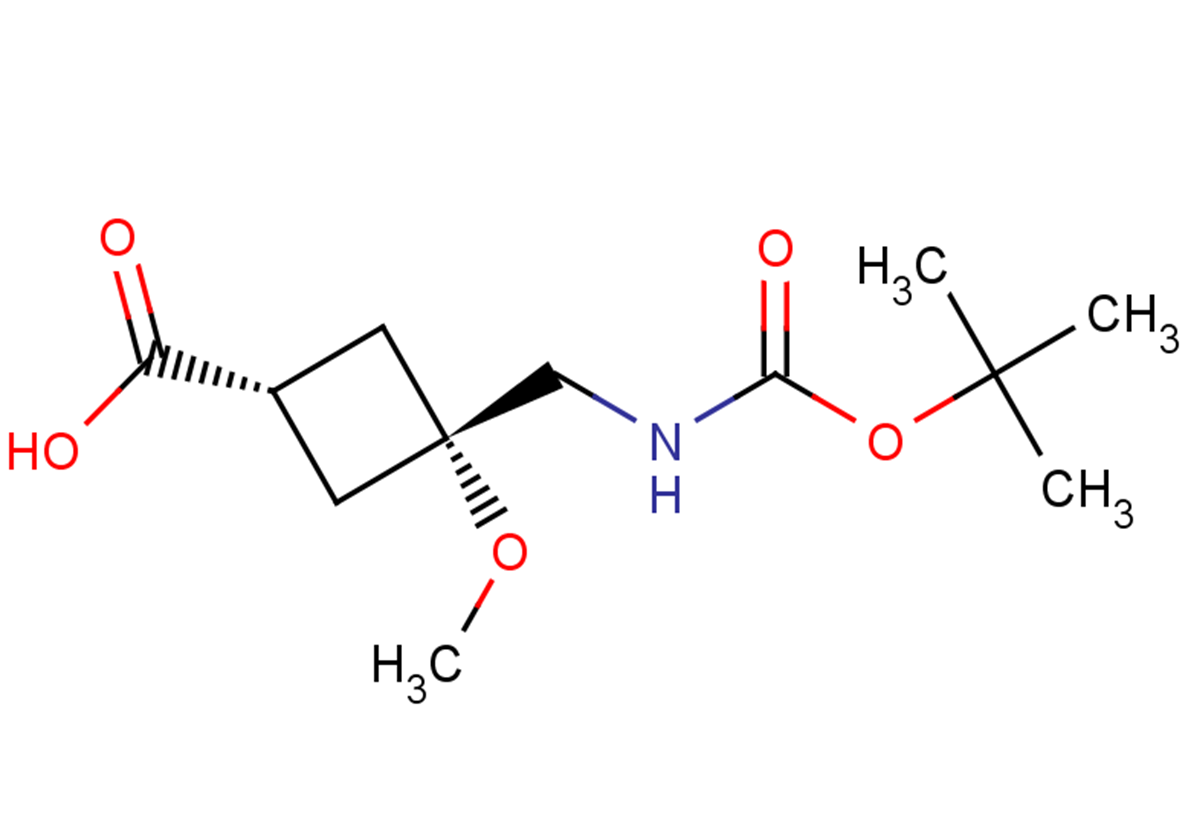 3-({[(tert-butoxy)carbonyl]amino}methyl)-3-methoxycyclobutane-1-carboxylic acid