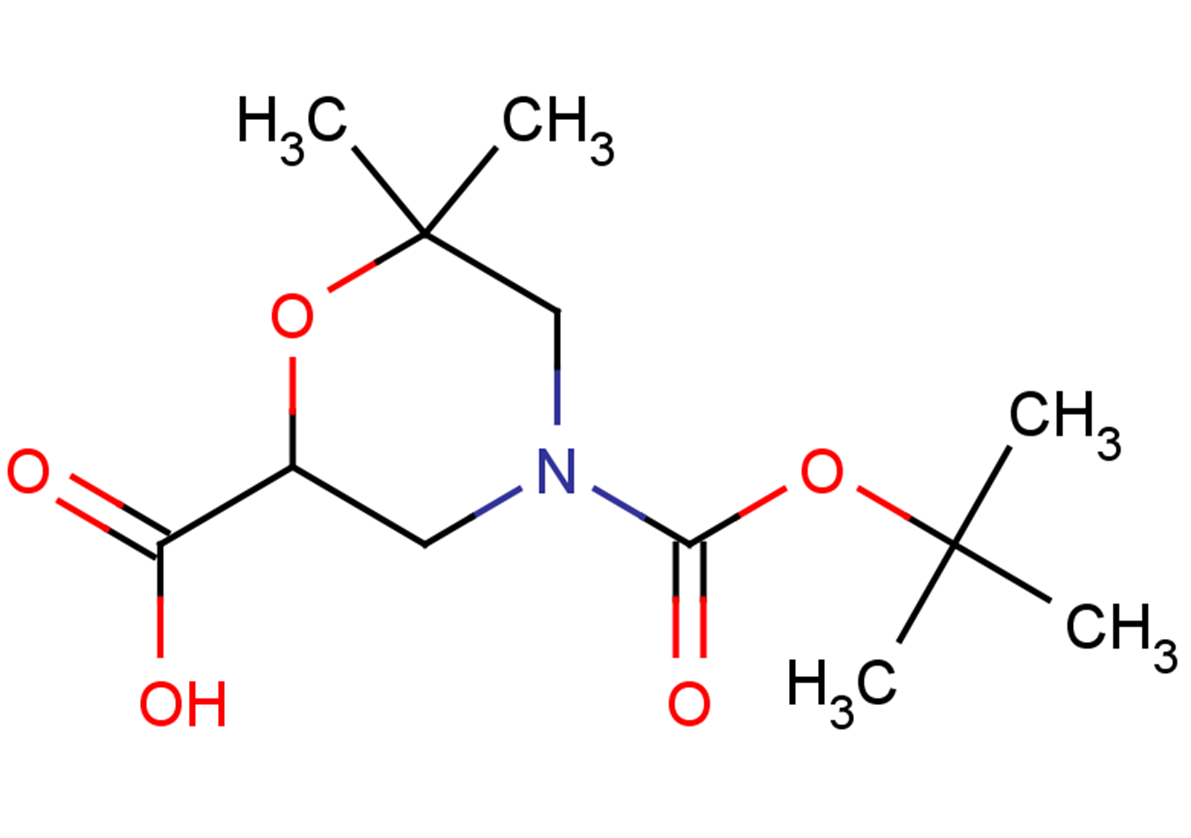 4-[(tert-butoxy)carbonyl]-6,6-dimethylmorpholine-2-carboxylic acid
