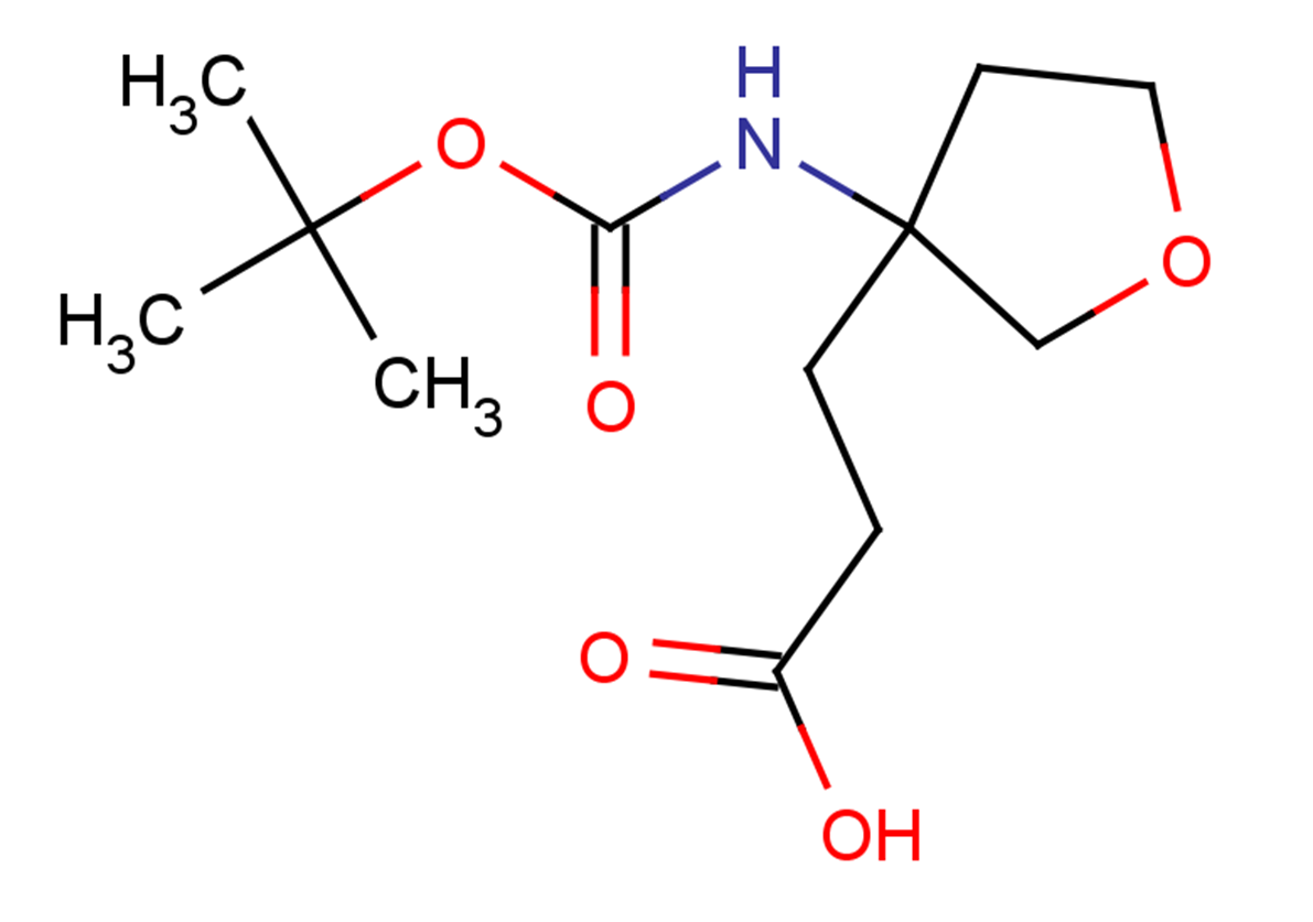 3-(3-{[(tert-butoxy)carbonyl]amino}oxolan-3-yl)propanoic acid