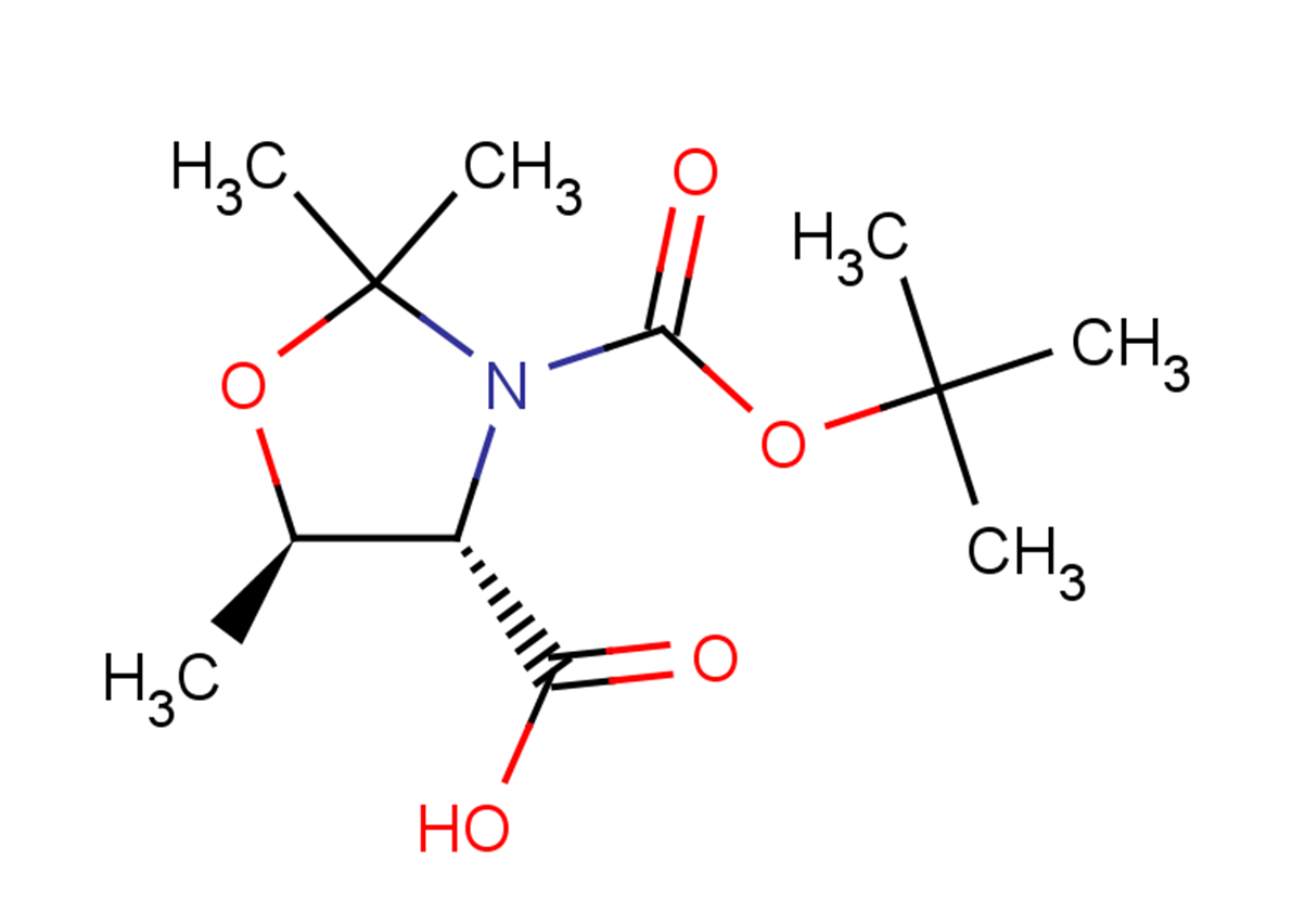 (4S,5R)-3-[(tert-butoxy)carbonyl]-2,2,5-trimethyl-1,3-oxazolidine-4-carboxylic acid