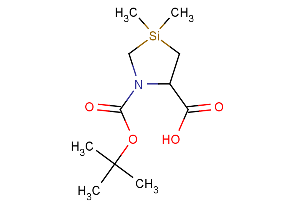 1-[(tert-butoxy)carbonyl]-3,3-dimethyl-1,3-azasilolidine-5-carboxylic acid