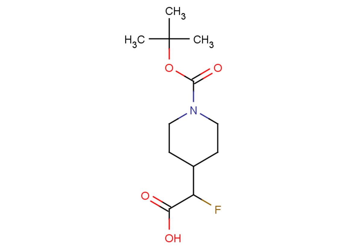 2-{1-[(tert-butoxy)carbonyl]piperidin-4-yl}-2-fluoroacetic acid