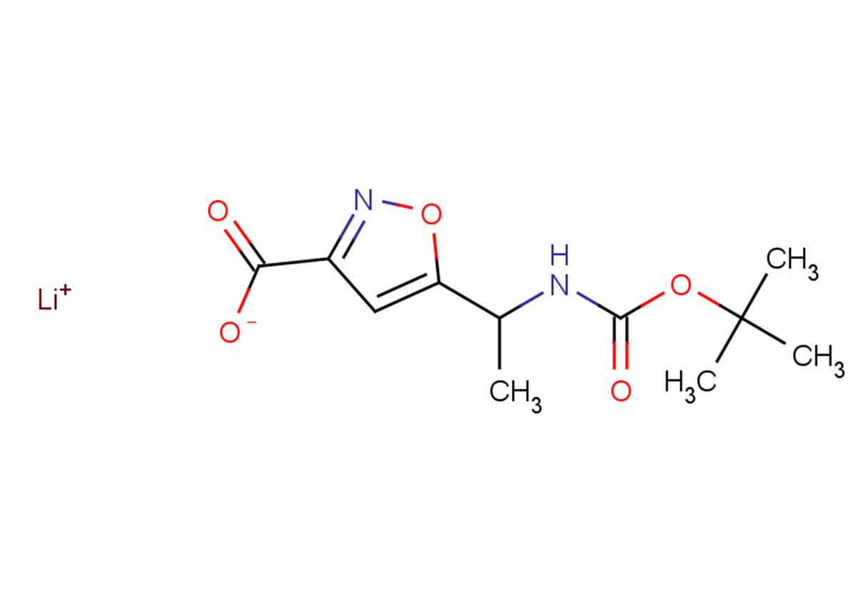 lithium(1+) ion 5-(1-{[(tert-butoxy)carbonyl]amino}ethyl)-1,2-oxazole-3-carboxylate