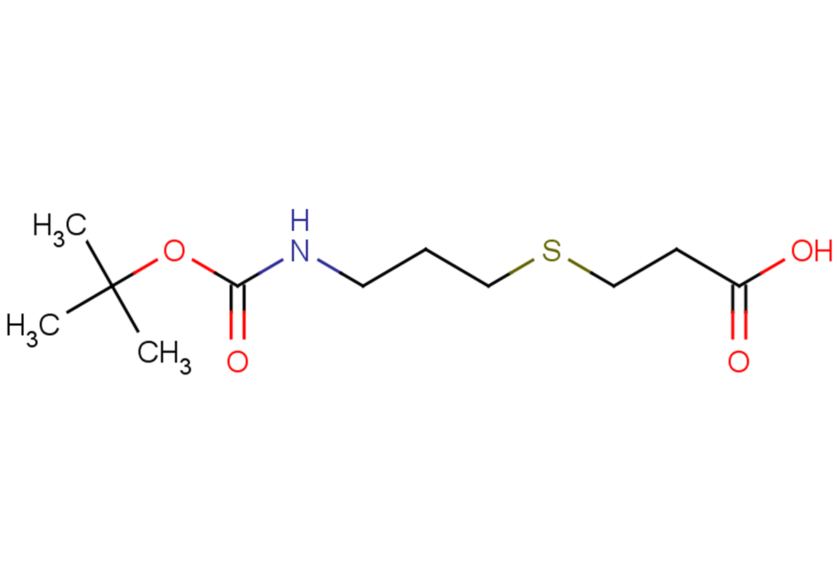 3-[(3-{[(tert-butoxy)carbonyl]amino}propyl)sulfanyl]propanoic acid