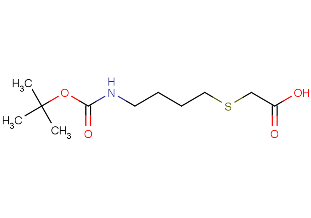 2-[(4-{[(tert-butoxy)carbonyl]amino}butyl)sulfanyl]acetic acid