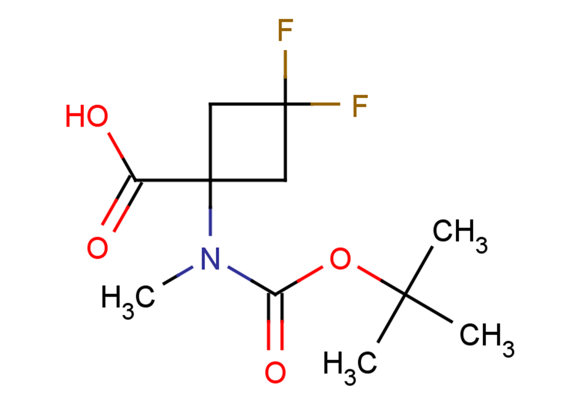 1-{[(tert-butoxy)carbonyl](methyl)amino}-3,3-difluorocyclobutane-1-carboxylic acid