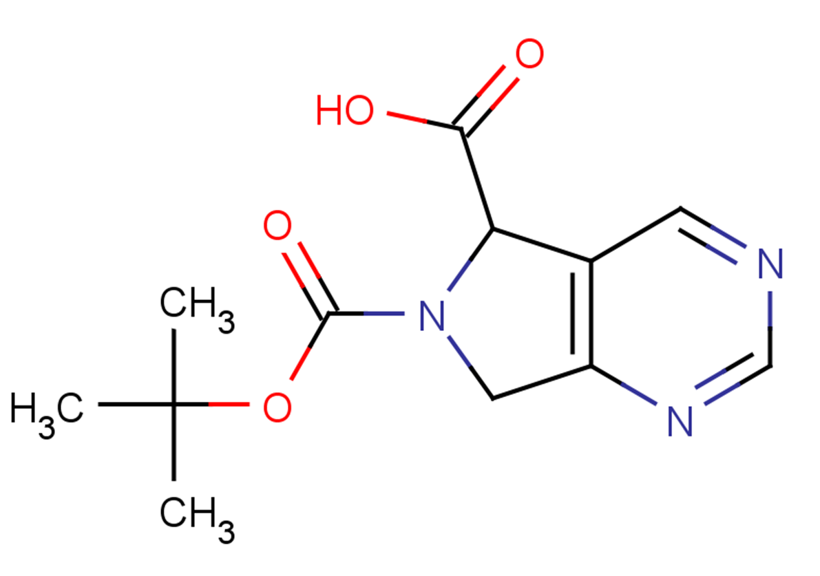 6-[(tert-butoxy)carbonyl]-5H,6H,7H-pyrrolo[3,4-d]pyrimidine-5-carboxylic acid