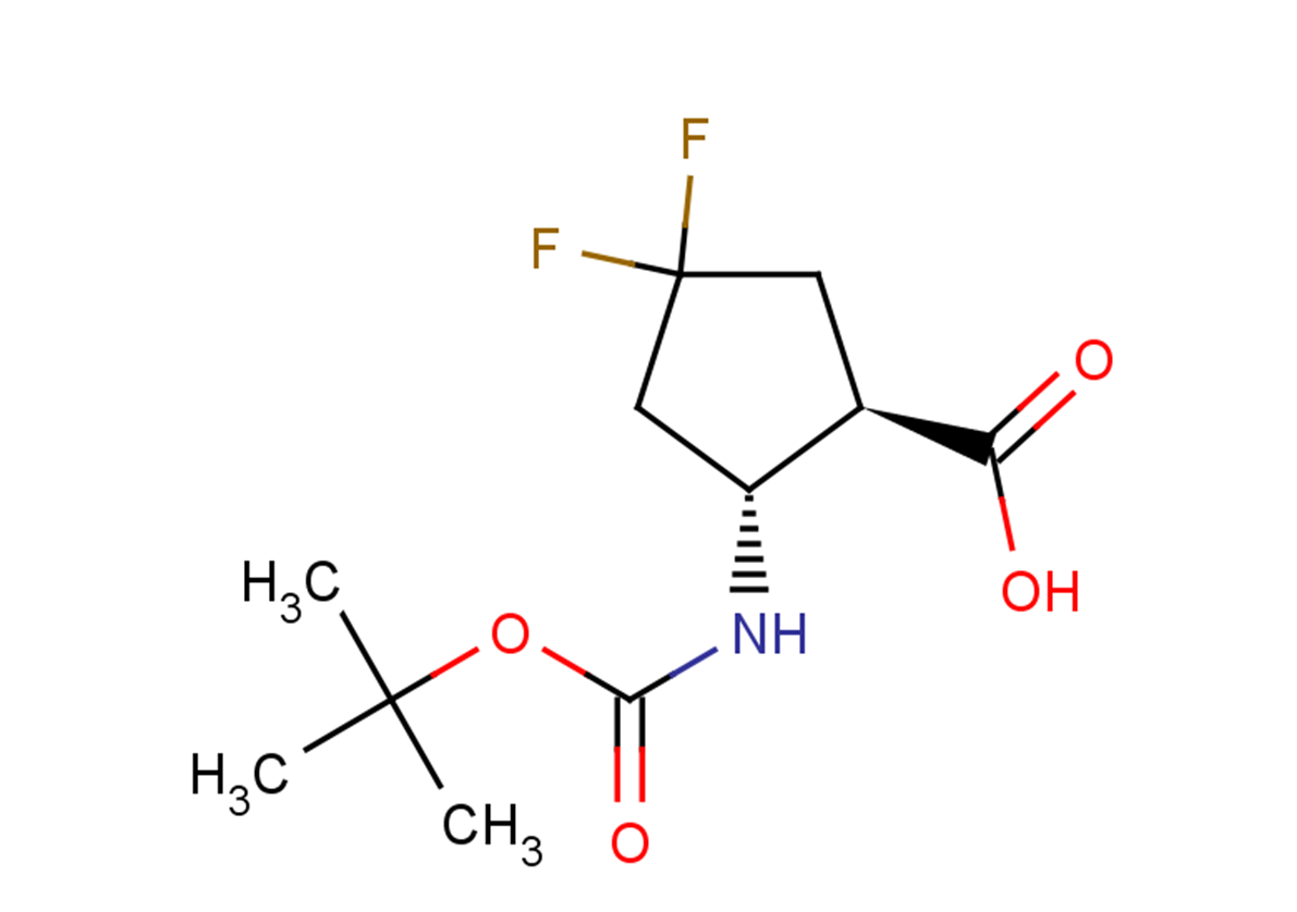 (1R,2R)-2-{[(tert-butoxy)carbonyl]amino}-4,4-difluorocyclopentane-1-carboxylic acid