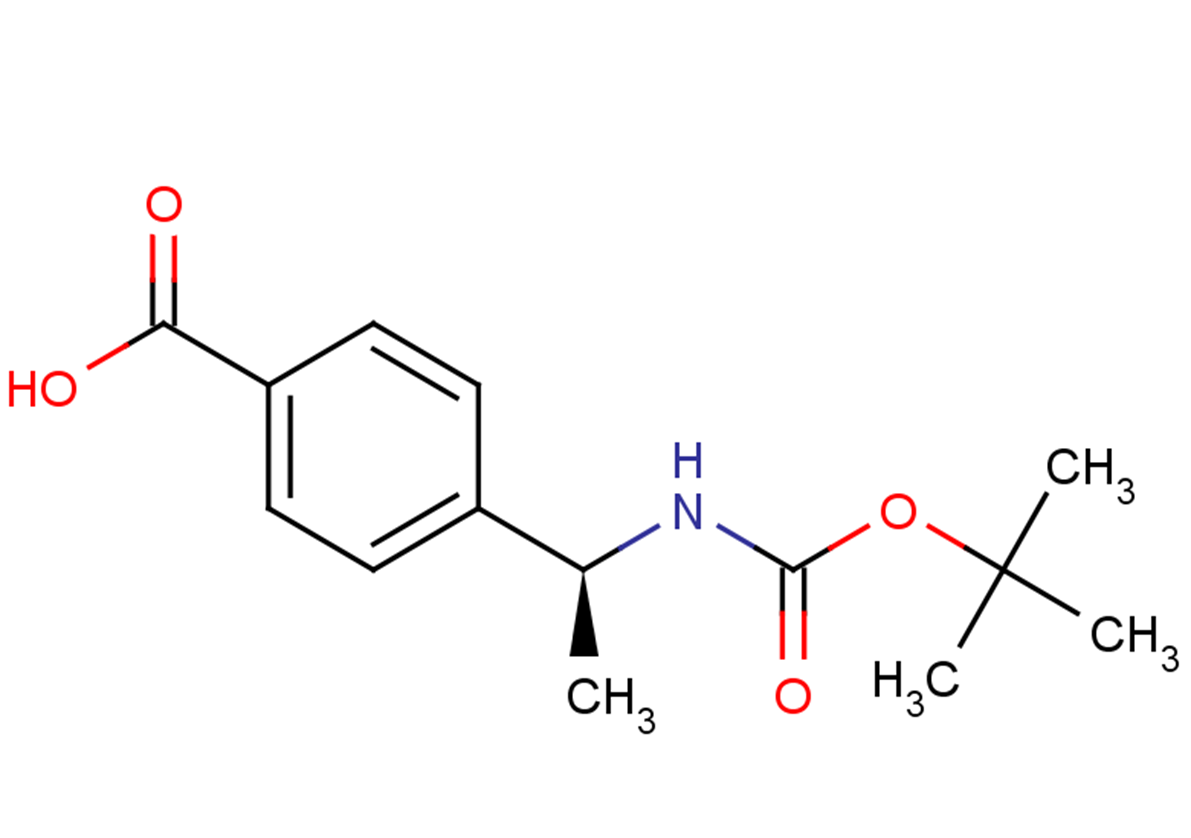 4-[(1S)-1-{[(tert-butoxy)carbonyl]amino}ethyl]benzoic acid