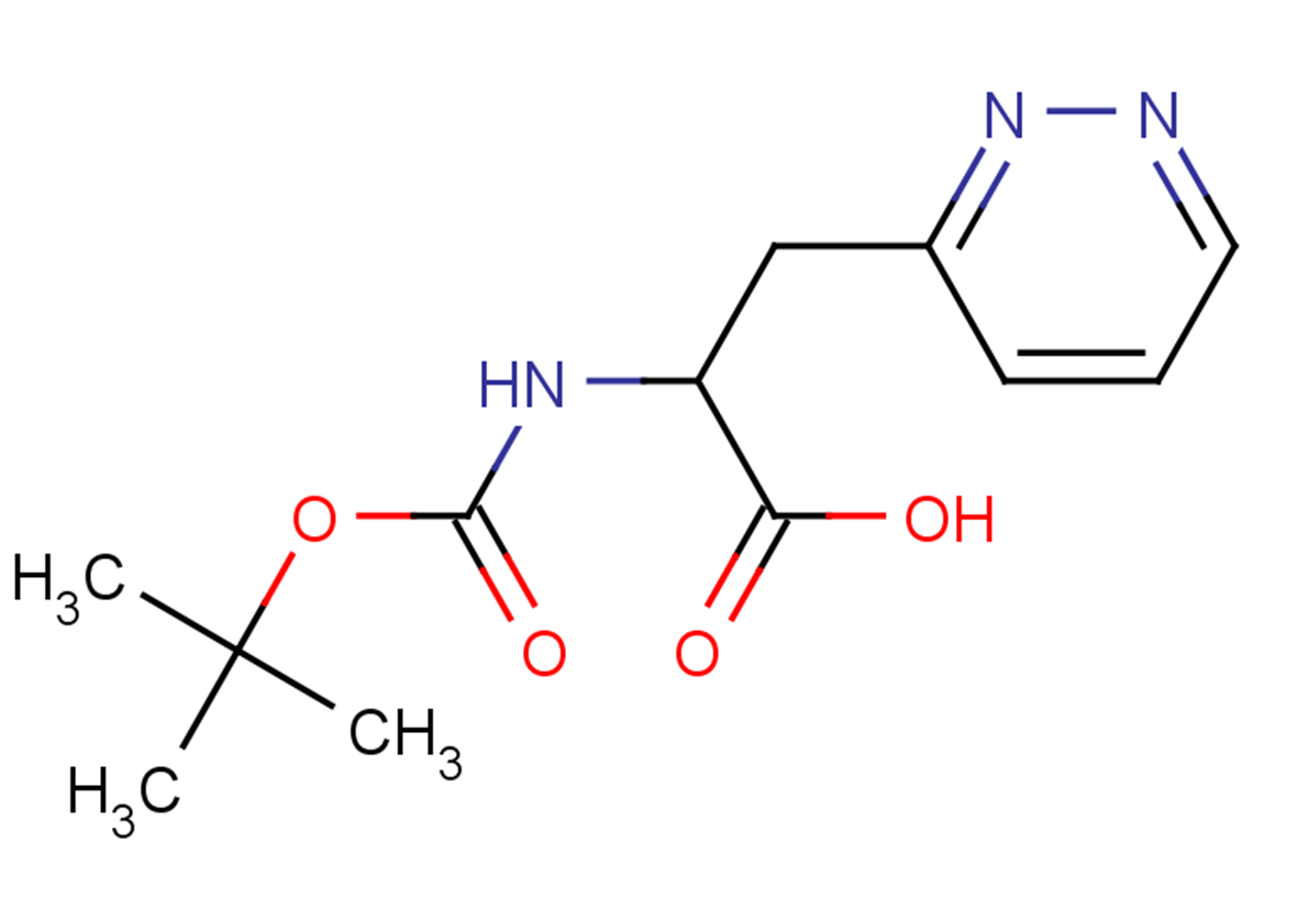 2-{[(tert-butoxy)carbonyl]amino}-3-(pyridazin-3-yl)propanoic acid