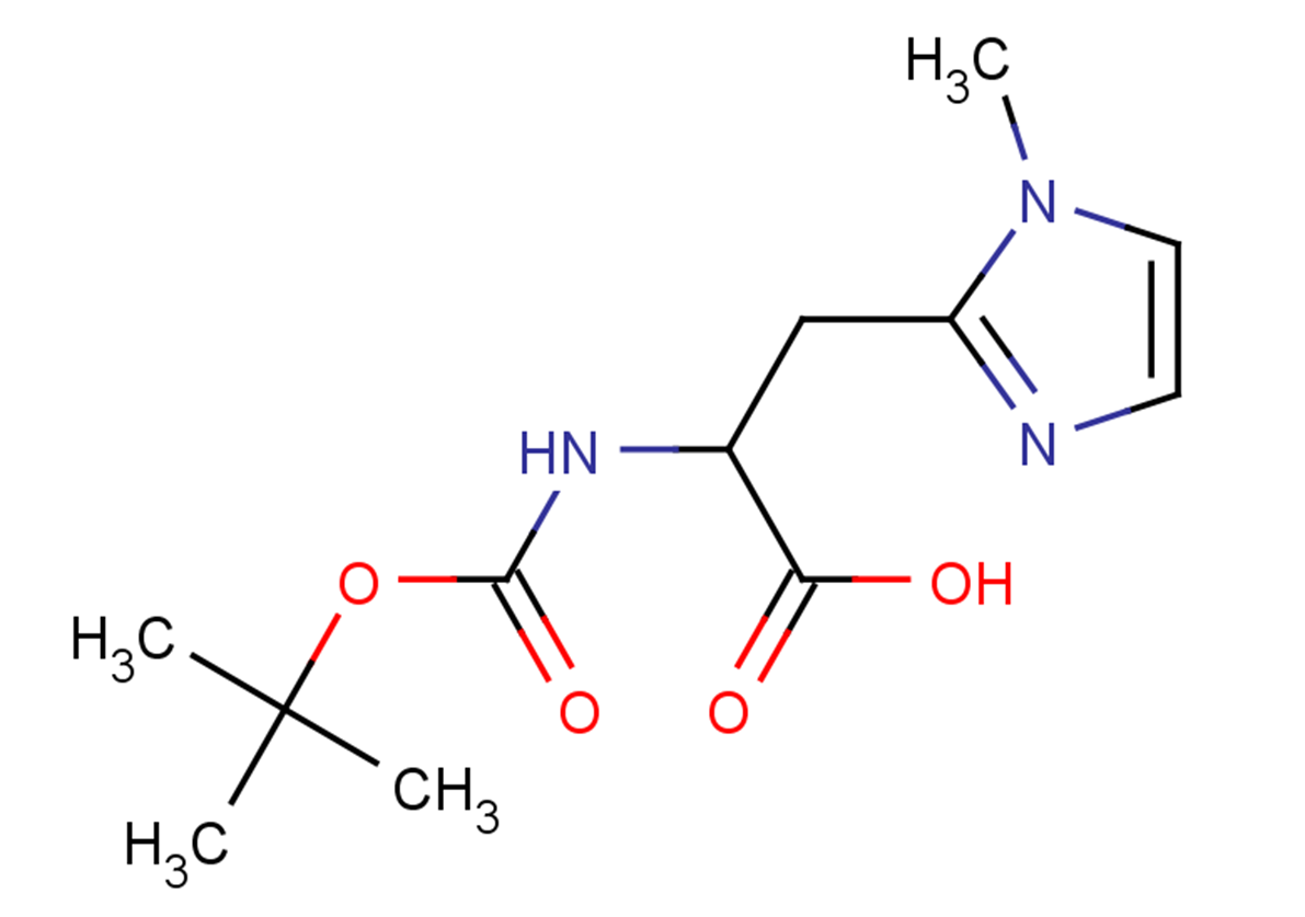 2-{[(tert-butoxy)carbonyl]amino}-3-(1-methyl-1H-imidazol-2-yl)propanoic acid