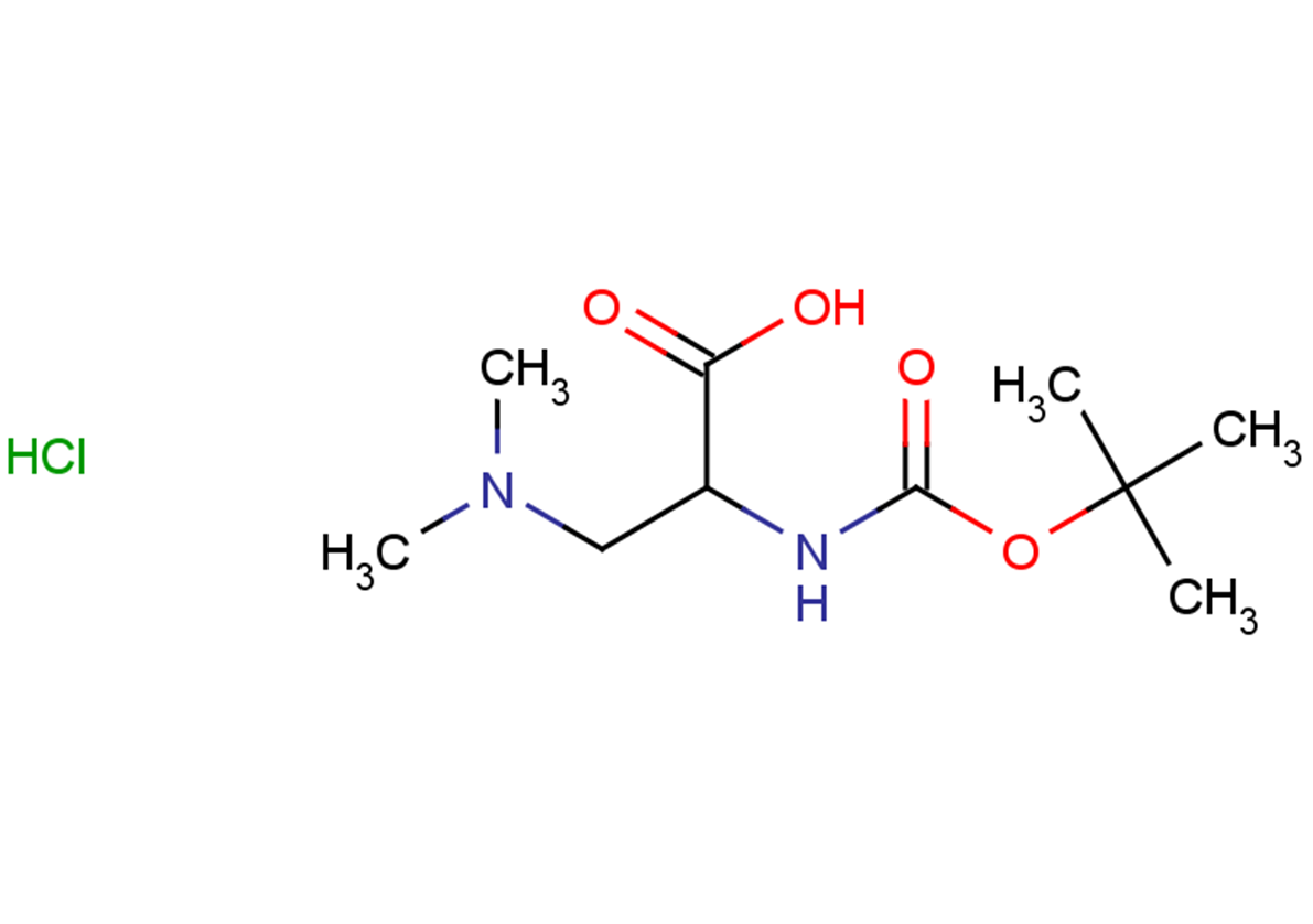 2-{[(tert-butoxy)carbonyl]amino}-3-(dimethylamino)propanoic acid hydrochloride
