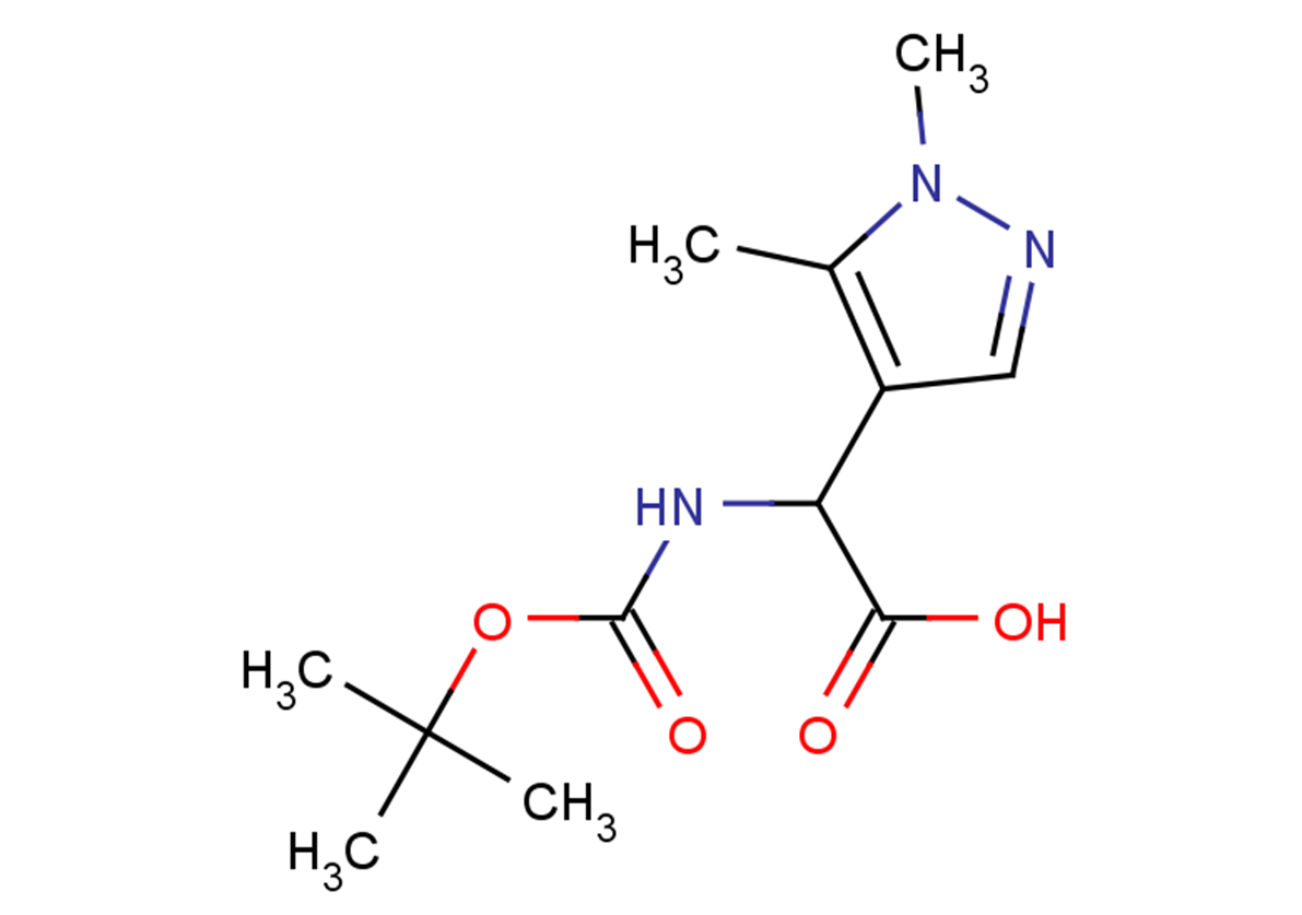 2-{[(tert-butoxy)carbonyl]amino}-2-(1,5-dimethyl-1H-pyrazol-4-yl)acetic acid